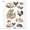 Wielkanoc, kurczaki, kurczaczki, zające, króliki, kwiatki, wiosna, jajka, pisanki, R306