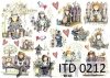 Papier decoupage (HS code 48025700) D0212M