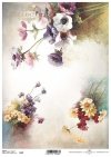 Papier decoupage Wildblumen*flores silvestres de papel decoupage*Papír Decoupage květy