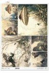 Alicja, dziewczynka, grzyb, muchomor, gąsienica, ćma, motyle*Alice, girl, mushroom, toadstool, caterpillar, moth, butterflies*Alice, Mädchen, Pilz, Fliegenpilz, Raupe, Motte, Schmetterlinge*Alicia, niña, seta, seta, oruga, polilla, mariposas