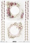 ramki, szlaczki, dekory, prymulki, pierwiosnek, prymulka, kwiat jabłoni*frames, borders, decors, primulas, primrose, primulas, apple blossom