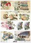 Boże Narodzenie, świąteczne dekoracje, retro, prezenty, dziecko, dzieci, choinka, ostrokrzew, zimowy obrazek, R772, Christmas, Christmas decorations, retro, presents, child, children, Christmas tree, holly, winter picture, Weihnachten, festliche Dekoratio