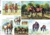 Papier Decoupagepapier zeitgenössische Malerei-Pferde*Бумага Декупаж современной живописи-лошади*Papel Decoupage pintura contemporánea-caballos
