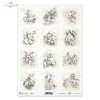 Gabriel Huquier, Pierre Alexandre Aveline, Amor, anioł, aniołek, aniołki, cherubinek, Kupidyn, Putto, Rokokowy cherubinek, Barokowy Kupidyn, sepia, Gabriel Huquier, Pierre Alexandre Aveline, Amor, ángel, querubín, Cupido, Putto, querubín Rococó