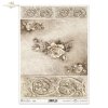 kwiaty, róża, róże, dekory, vintage, retro, ornament, roślinny, roślinne, tło, fryz roślinny, flowers, roses, decors, vintage, retro, ornament, floral, background, floral frieze, Blumen, Rosen, Deko, Vintage, Retro, Ornament
