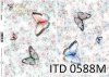 papier decoupage motyle, kwiaty, róże*decoupage paper butterflies, flowers, roses