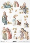 Wielkanoc, tematy Wielkanocne, dziecko, dzieci, dziewczynka, retro, vintage, kura, kury, kurczak, pisklak, R823, Easter, easter themes, child, children, girl, retro, vintage, hen, chick, chicken, Ostern, Osterthemen, Kind, Kinder, Mädchen, retro, vintage,