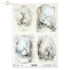 Papel de arroz para decoupage R2568
