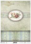 'pudełkowo', na pudełko, dekor, róża, kwiat, spękanie, retro, vintage, tło, tapeta, R816, decor, rose, flower , crackle, retro, vintage, background, wallpaper, Dekor, Rose, Blume, Risse, retro, vintage, Hintergrund, Tapete, decoración, rosa, flor, griet