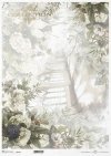 Nostalgia*okno, okna, kościół, ślub, chrzest, kwiaty, peonia, szyszka, szyszki, arkady