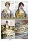 Malarstwo Williama Clarke Wontner, kobiety w orientalnych ubraniach, portrety