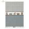 niebieska kratka, krateczka, w kratkę, prezenty dla dzieci, zabawki, pluszaki, przytulanki, maskotki, miś, misie, konik na biegunach, tło, tła, blue check, blue checkered, gifts for children, toy, toys, cuddly, mascots, teddy bear