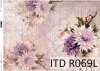 papier ryżowy kwiaty, Astry, fioletowe tło*Rice paper flowers, Astry, violet background
