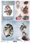 papel decoupage clásico D0475M