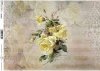 Papier Decoupage Blumen, gelbe Rose*flores de papel decoupage, rosa amarilla*бумага декупаж цветы, желтая роза