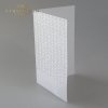 Baza do kartki kolor biel naturalna. Rozmiar 185x107 mm*Base for card color natural white. Size 185x107 mm