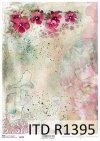 papier decoupage kwiaty, kolorowe akwarele*paper decoupage flowers, colorful watercolors
