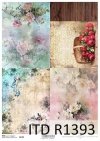 papier decoupage tła, tapety, kwiaty, ptaki*decoupage paper backgrounds, wallpapers, flowers, birds