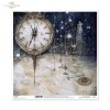 zegar, kosmos, fantastyczne tło, mroczna elegancja, baśniowe postacie, surrealistyczne kompozycje, gwiazdy, kompas, wskazówki, noc*clock, cosmos, fantastic background, dark elegance, fairy-tale characters, surrealistic composition, stars, compass, hands