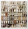 Kolekcja 'Steampunk', śrubki, zębatki, trybiki, alfabet, cyfry, zegary, rdza, cyferblaty, wskazówki