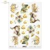Easter, chickens, hares, rabbits, flowers, spring, eggs, Easter eggs, R303