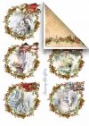 Papeles para scrapbooking en sets - Feliz Navidad*Бумаги для скрапбукинга в сетах - С Рождеством Христовым