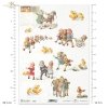 vintage, retro, Wielkanoc, dzieci, dzieciaki, zabawa, zabawy, kurczaki, kurczęta, pisklaki, pisklęta, jajka, Easter, kids, fun, games, chickens, chicks, eggs, Ostern, Kinder, Spaß, Spiele, Hühner, Küken, Eier,  Pascua, niños, diversión