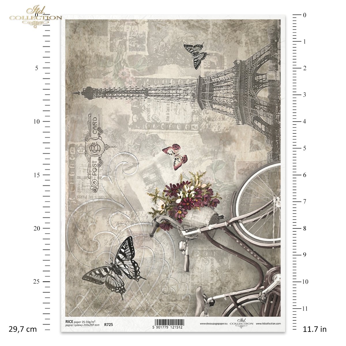 Rice paper R725 - decoupage paper