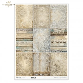 Reispapier A3 für Decoupage R1328L