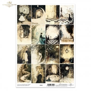 Transparentpapier für Scrapbooking P0342