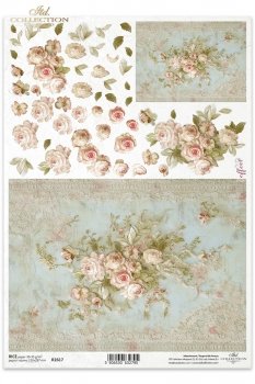 Reispapier für Serviettentechnik und Decoupage R2617