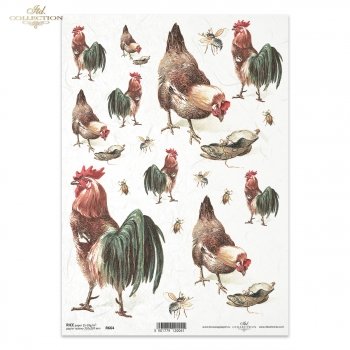 Reispapier für Serviettentechnik und Decoupage R0664