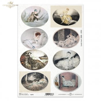 Reispapier für Serviettentechnik und Decoupage R1875