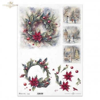 Reispapier A3 für Decoupage R1282L