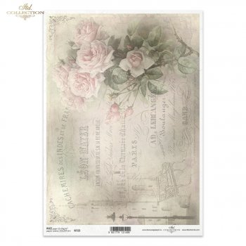 Reispapier für Serviettentechnik und Decoupage R0723