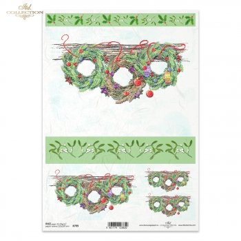 Reispapier für Serviettentechnik und Decoupage R0799