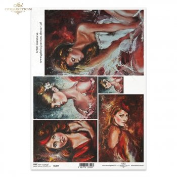 Reispapier für Serviettentechnik und Decoupage R1247