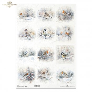 Reispapier A3 für Decoupage R1330L