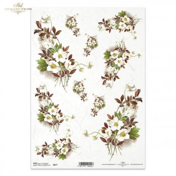 Reispapier für Serviettentechnik und Decoupage R0677