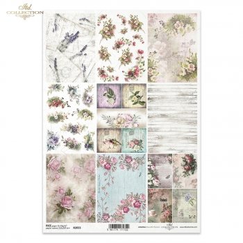 Reispapier für Serviettentechnik und Decoupage R2033