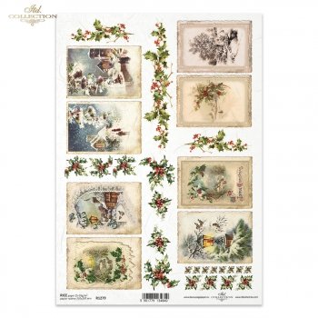 Reispapier für Serviettentechnik und Decoupage R1279