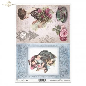 Reispapier für Serviettentechnik und Decoupage R0531