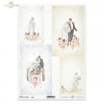 Reispapier für Serviettentechnik und Decoupage R0655