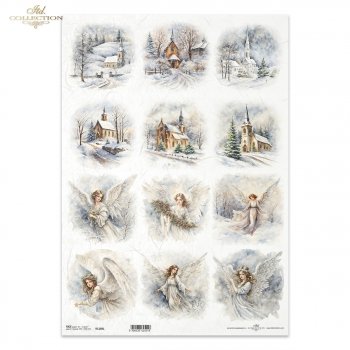 Reispapier A3 für Decoupage R1268L