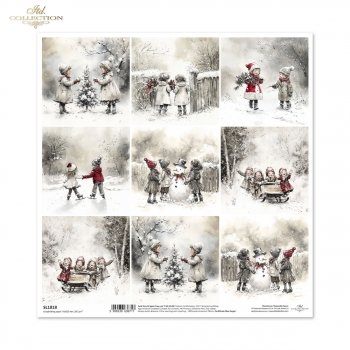 Papier für Scrapbooking SL1818