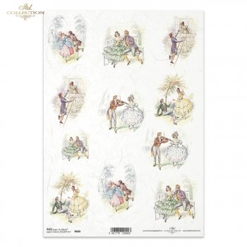 Reispapier für Serviettentechnik und Decoupage R0660