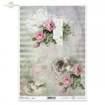 Reispapier für Serviettentechnik und Decoupage R1375