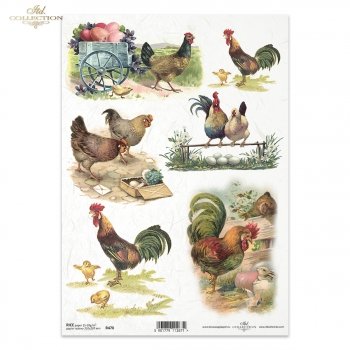 Reispapier für Serviettentechnik und Decoupage R0470