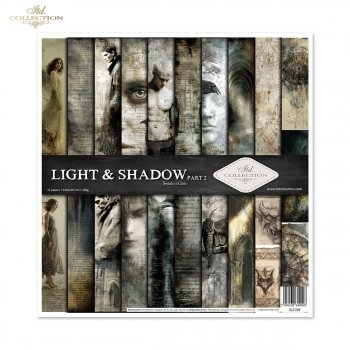 Set von Papieren für Scrapbooking SLS-098 Light & Shadow part 2