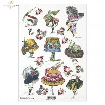 Reispapier für Serviettentechnik und Decoupage R0334